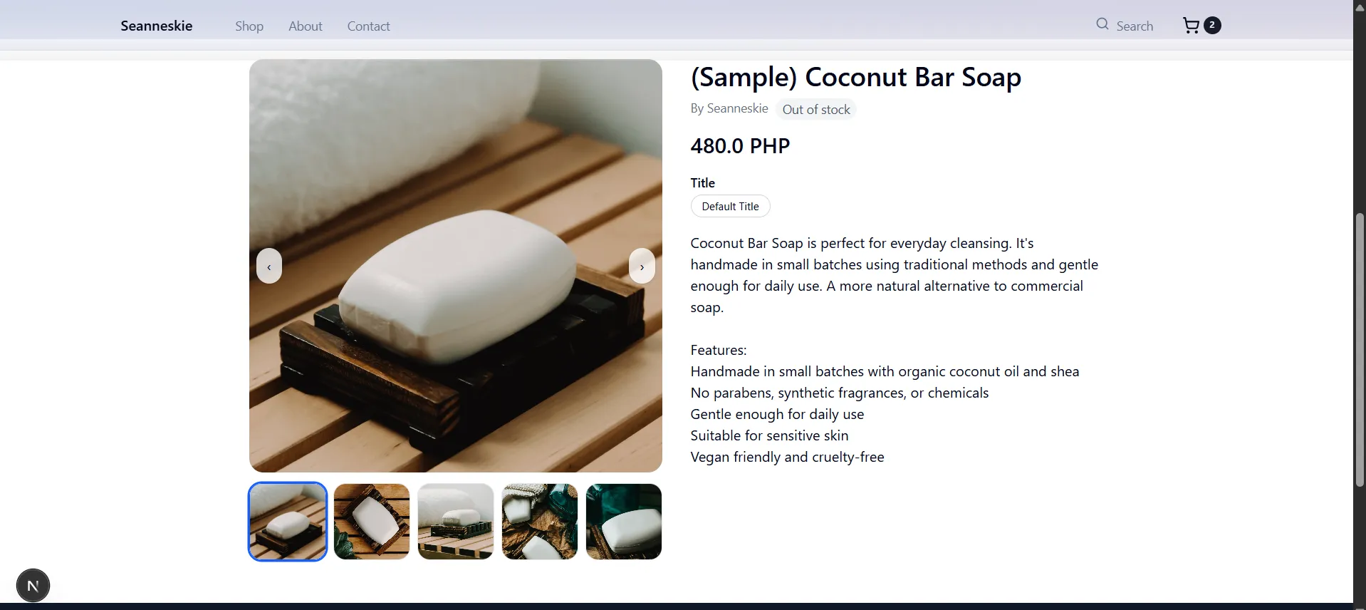 Headless E-Commerce Mini-Store screenshot (4/5)